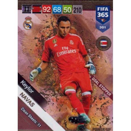 Keylor Navas Goal Stopper 301 FIFA 365 Adrenalyn XL