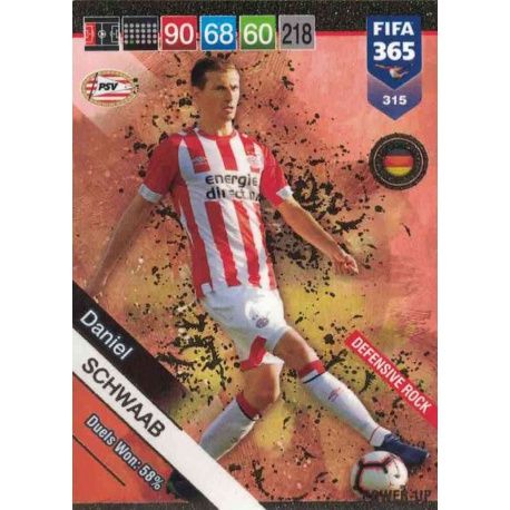 Daniel Schwaab Defensive Rock 315 FIFA 365 Adrenalyn XL