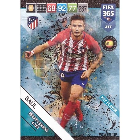 Saúl Key Players 317 FIFA 365 Adrenalyn XL