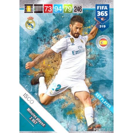 Isco Key Players 319 FIFA 365 Adrenalyn XL