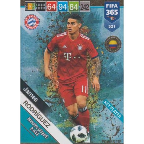 James Rodríguez Key Players 321 FIFA 365 Adrenalyn XL