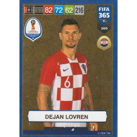 Dejan Lovren FIFA World Cup Heroes 360 FIFA 365 Adrenalyn XL