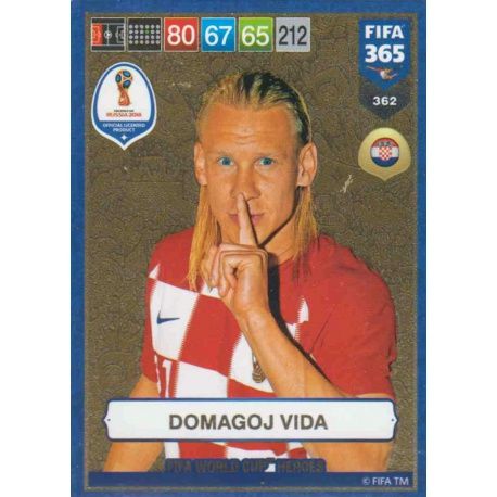 Domagoj Vida FIFA World Cup Heroes 362 FIFA 365 Adrenalyn XL