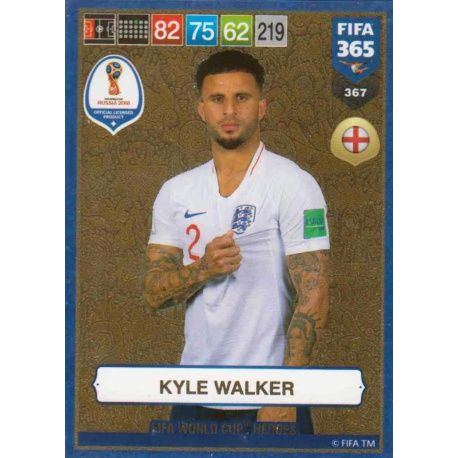 Kyle Walker FIFA World Cup Heroes 367 FIFA 365 Adrenalyn XL