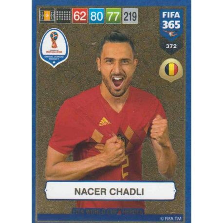 Nacer Chadli FIFA World Cup Heroes 372 FIFA 365 Adrenalyn XL