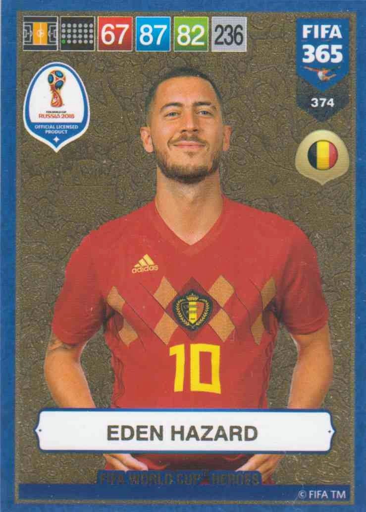 Fifa 365 cards 2019-374-Eden Hazard-FIFA World Cup Heroes