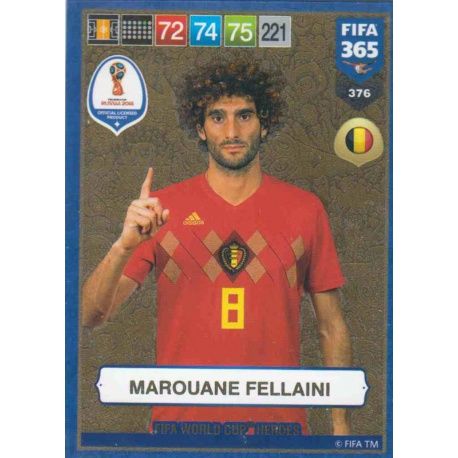 Marouane Fellaini FIFA World Cup Heroes 376 FIFA 365 Adrenalyn XL