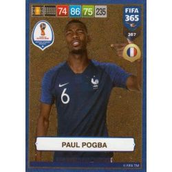 Paul Pogba FIFA World Cup Heroes 387 FIFA 365 Adrenalyn XL