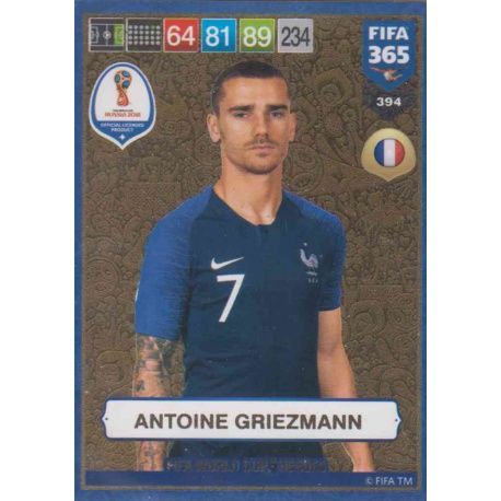 Antoine Griezmann FIFA World Cup Heroes 394 FIFA 365 Adrenalyn XL
