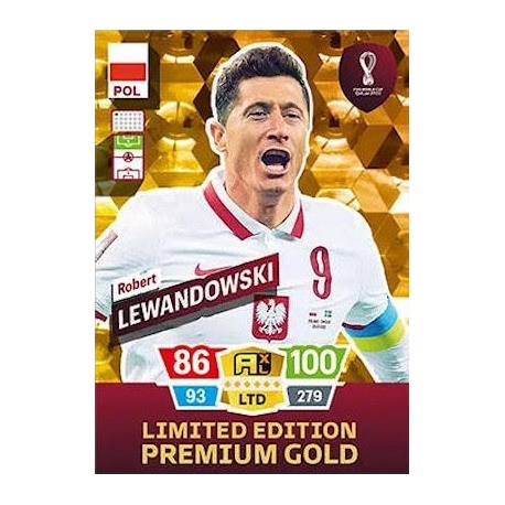 Robert Lewandowski Premium Gold Limited Edition Poland