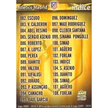 Indice Atlético Madrid 103
