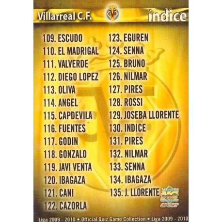 Indice Básica Villarreal 130