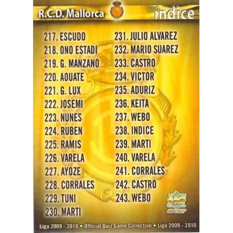 Indice Mallorca 238