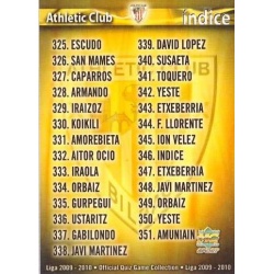 Indice Athletic Club 346