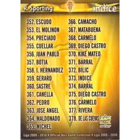 Indice Sporting 373