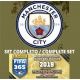 Set Completo Manchester City Adrenalyn XL Fifa 365 2019 FIFA 365 Adrenalyn XL