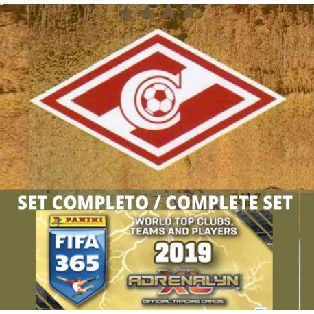 Set Completo Spartak Moskva Adrenalyn XL Fifa 365 2019 FIFA 365 Adrenalyn XL