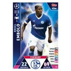 Breel Embolo FC Schalke 04 105 Match Attax Champions 2018-19