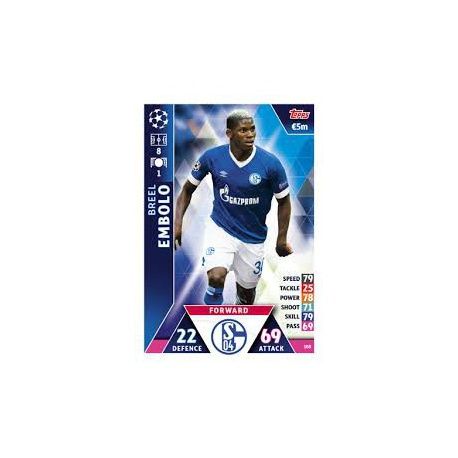 Breel Embolo FC Schalke 04 105 Match Attax Champions 2018-19