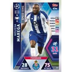 Moussa Marega - Speed King FC Porto 357 Match Attax Champions 2018-19