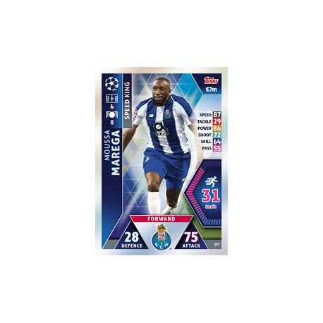 Moussa Marega - Speed King FC Porto 357 Match Attax Champions 2018-19