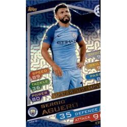 Sergio Agüero MM8 Match Attax Champions 2016-17
