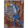 Trading Cards Forlin Top Rojo Letras Espanyol Mundicromo Quiz 2010-11