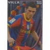 Cromos de Fútbol David Villa Superstar Brillo Liso Barcelona Mundicromo Quiz 2010-11