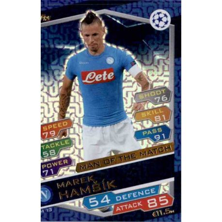 Marek Hamšík MM13 Match Attax Champions 2016-17