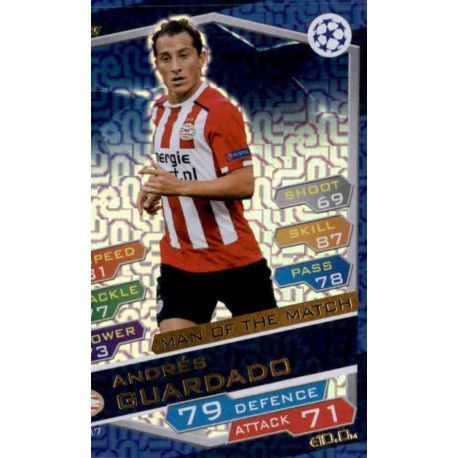 Andrés Guardado MM17 Match Attax Champions 2016-17