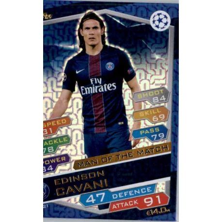 Edinson Cavani MM21 Match Attax Champions 2016-17