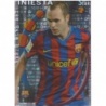 Offer Soccer Cards Iniesta Barcelona Superstar Brillo Letras Mundicromo Fichas Liga 2010-11