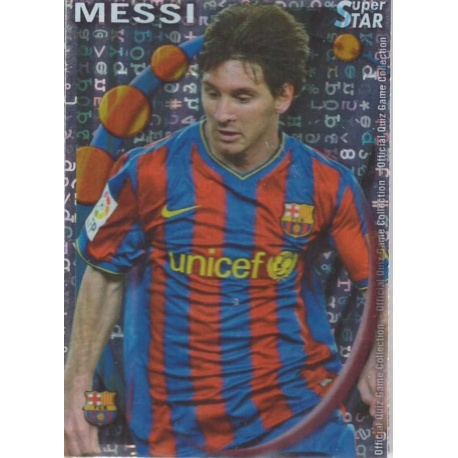 Messi Superstar Brillo Letras Barcelona 25