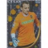 Soccer Trading Cards Cesar Valencia Superstar Brillo Letras Mundicromo Fichas Liga 2010-11