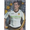 Soccer Trading Cards Tino Costa Valencia Superstar Brillo Letras Las Fichas de La Liga 2010-11