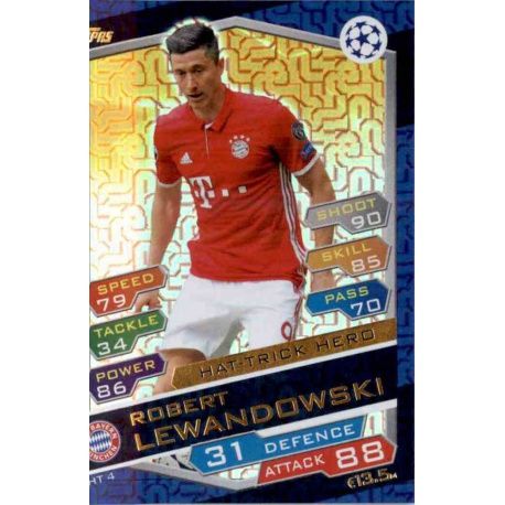 Robert Lewandowski HT4 Match Attax Champions 2016-17