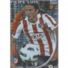 Soccer Trading Cards Filipe Luis Atlético Madrid Superstar Brillo Letras Las Fichas de La Liga 2010-11