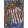 Trading Cards Agüero Atlético Madrid Superstar Brillo Letras Mundicromo Fichas Liga 2010-11