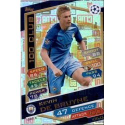 Kevin De Bruyne 100 Club-6 Match Attax Champions 2016-17