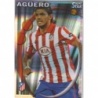 Soccer Trading Cards Agüero Atlético Madrid Superstar Rayas Horizontales Mundicromo Quiz 2010-11