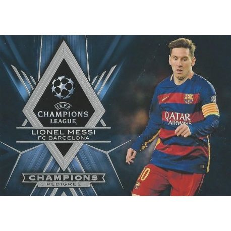 Messi Pedigree Insert Topps Showcase 2015-16 Leo Messi