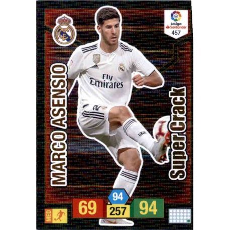 Marco Asensio Super Cracks 457 Adrenalyn XL La Liga Santander 2018-19