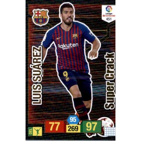 Luis Suarez Super Cracks 451 Adrenalyn XL La Liga Santander 2018-19