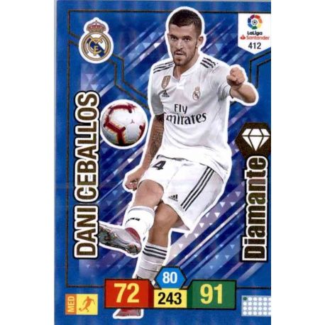 Dani Ceballos Diamantes 412 Adrenalyn XL La Liga Santander 2018-19