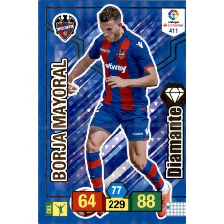 Borja Mayoral Diamantes 411 Adrenalyn XL La Liga Santander 2018-19