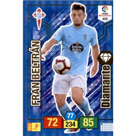 Fran Beltran Diamantes 408 Adrenalyn XL La Liga Santander 2018-19