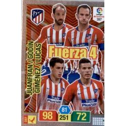 Atlético de Madrid Fuerza 4 397 Adrenalyn XL La Liga Santander 2018-19