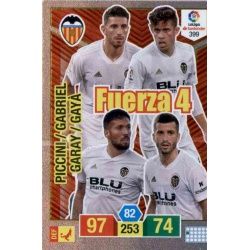 Valencia Fuerza 4 399 Adrenalyn XL La Liga Santander 2018-19