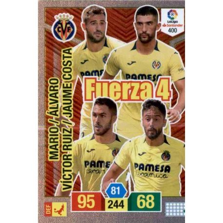 Villareal Fuerza 4 400 Adrenalyn XL La Liga Santander 2018-19