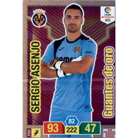 Sergio Asenjo Guantes de Oro 405 Adrenalyn XL La Liga Santander 2018-19